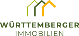 Logo von Württemberger Immobilien mit stilisierten Hausdächern